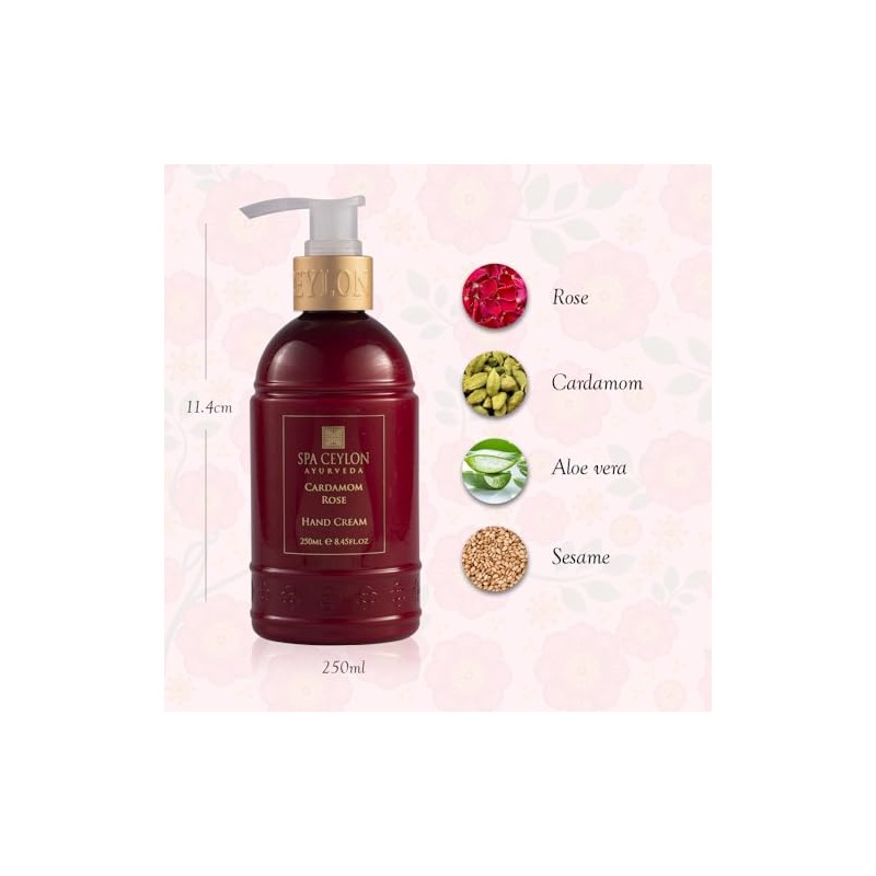 SPA CEYLON- Crema de manos con cardamomo y rosa |
