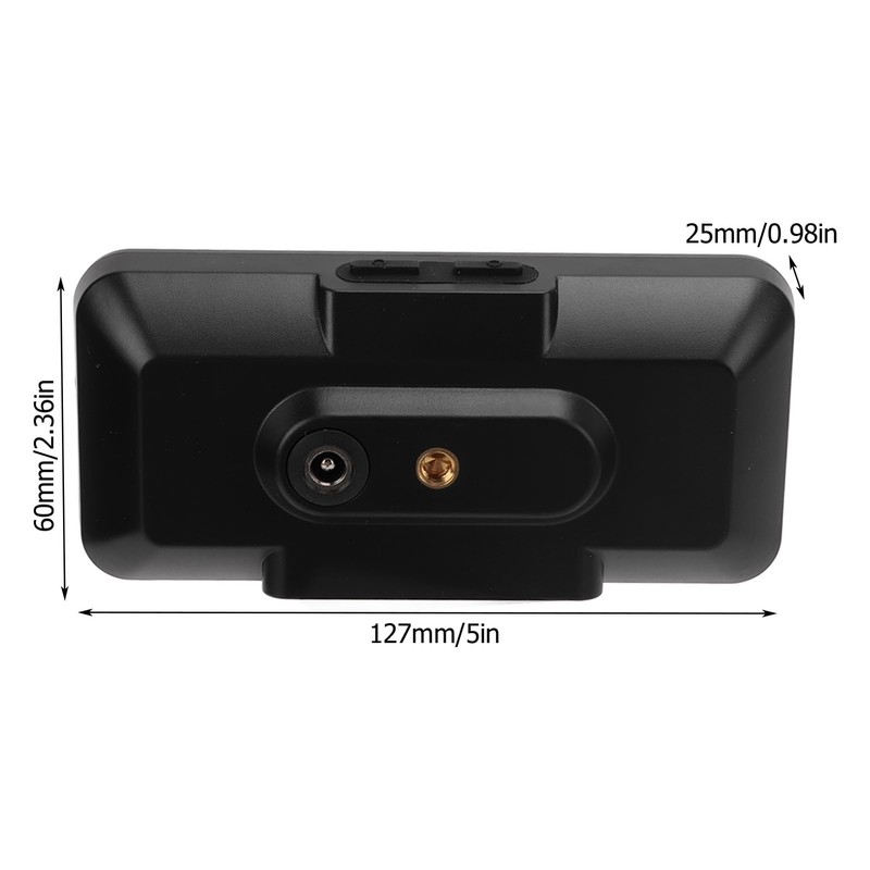 Sharainn Angle Declinometer, Universal Intelligent Car Inclinometer Tilt Gauge HUD