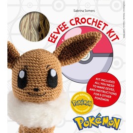 Pokémon Crochet Eevee Kit: includes materials to make Eevee and instructions for 5 other Pokémon