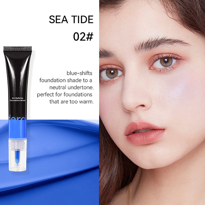 Erinde Liquid Foundation Mixing Pigment, Foundation Colour Corrector, Sweat-Proof Long