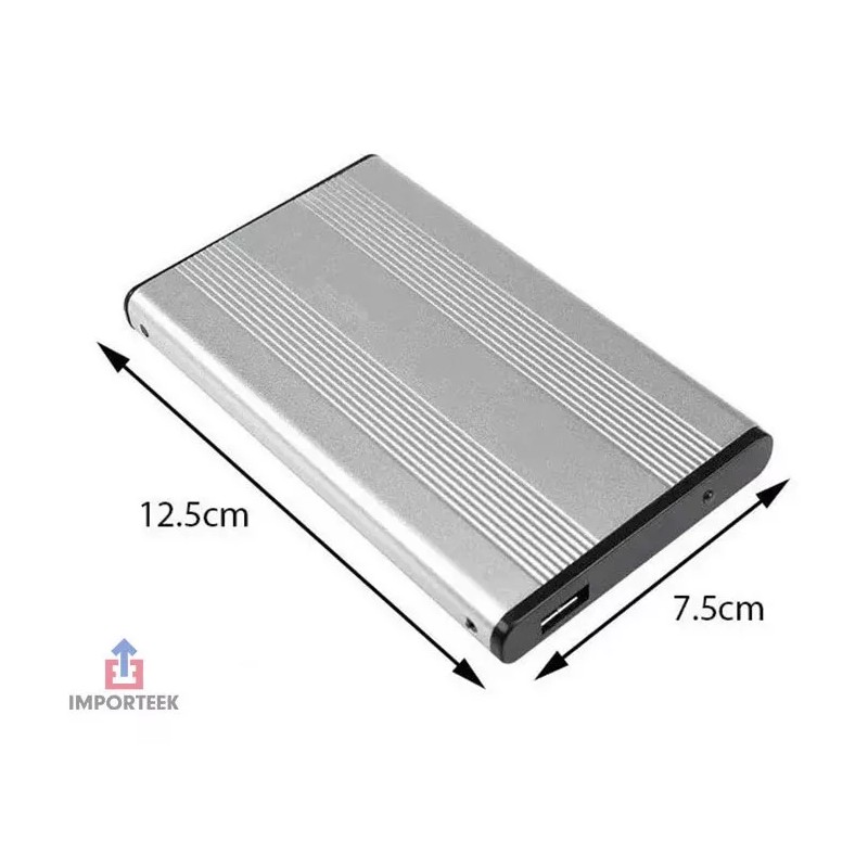 Importeek Case Gabinete Sata 2.5 Carcasa Disco Duro Pc Externo