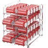 Simple Houseware Dual Row Front Loading Can Dispenser, Chrome