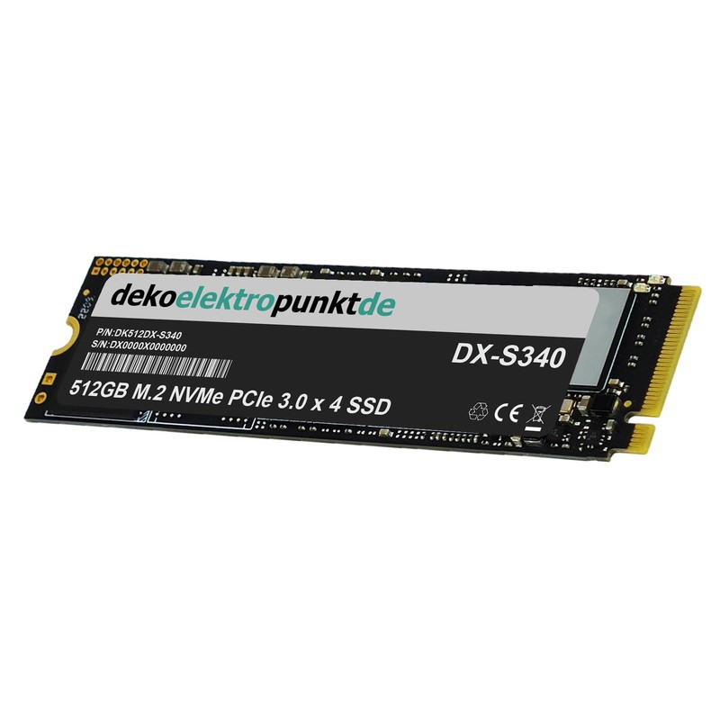 dekoelektropunktde 512GB M.2 NVMe Gen3 SSD Festplatte passend für Dell