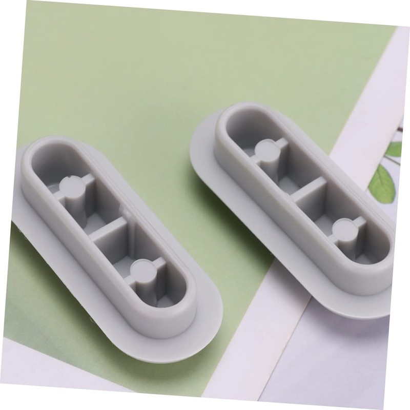 TEHAUX 2pcs Toilet Seat Padding Kit Antislip Gasket Bumper Toilet