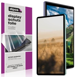dipos I 2x Protective Film Clear Suitable for SPC Gravity 3 4G Senior Edition Film Screen Protector, Ultra Thin, Case-Friendly, Fingerprint Compatible