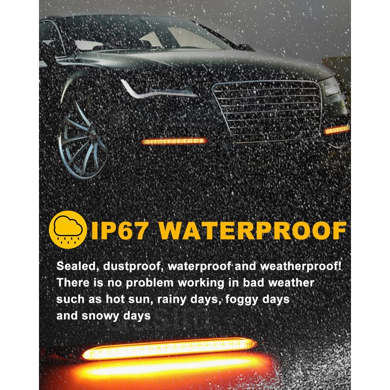 Qasim Daytime Running Light 6in Super Bright for Auto Car