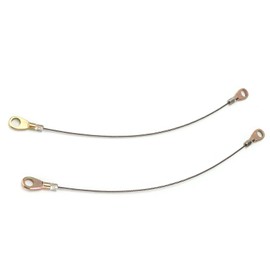 Qiilu Tailgate Cable, 2PCS Liftgate Tailgate Hatch Lock Cable 53045‑1065 Replacement for Mule 3000 3010 3020