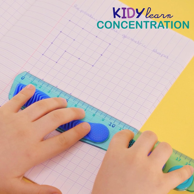 Maped - Kidy Learn Concentration Ruler 20 cm 2-in-1 Ruler