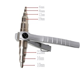 Copper Pipe Tube Expander Hand Expanding Tool Universal Hand Refrigeration Tools Copper Pipe Swaging Tool Tube Expander 1/4-inch 5/16-inch 3/8-inch 1/2-inch 5/8-inch 3/4-inch 7/8-inch