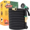 Flexi Hose with 8 Function Nozzle, 150FT - Lightweight Expandable