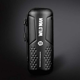 WILD MAN Waterproof Hard Shell Bike Bag for Mountain Road Bicycle Repair Tool Kits and Bicycle Accessories (Do not Contain Tool Kits) (Black)