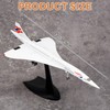 Dasing Model Aeroplane with Stand Concorde Supersonic Passenger Toy Aeroplane
