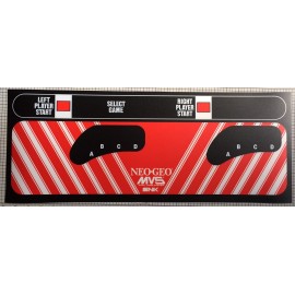 Neo Geo Arcade Control Panel Overlay (CPO) - 23.6 x 9.25 inches
