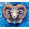 Zodiac Sign Aries Christmas Ornament (A136)
