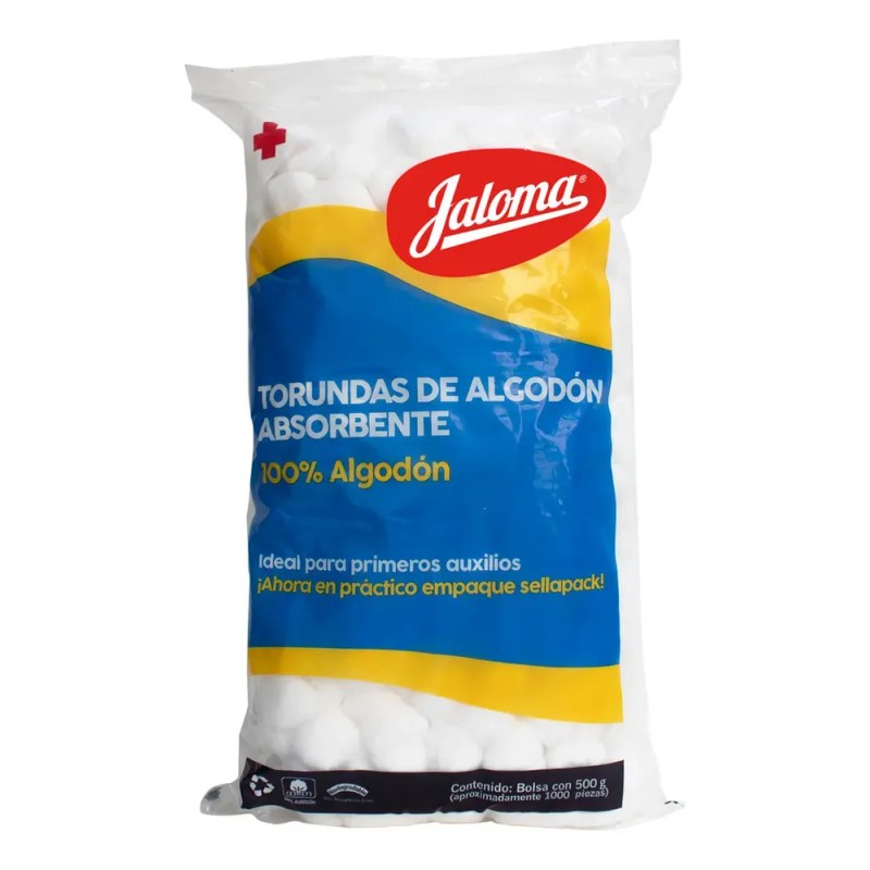 Torundas De Algodón Absorbente 500 Gr 1000 pzs