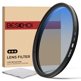 Beschoi 52mm Polarizer Filter 30 Layer Multi-Resistant Nano Coated Circular Polarizing Filter(CPL) with HD Optical Glass/Ultra Slim Frame, Reduce Glare/Enhance Contrast/Reduce Reflection
