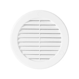Circle Air Vent Grille Cover 133mm (5.23inch) White High Quality ABS Plastic