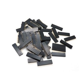 Yohii Pin Header Single Row 2.54mm Pitch 12 Terminals Straight Header Socket - Pack of 50- (G7.23)
