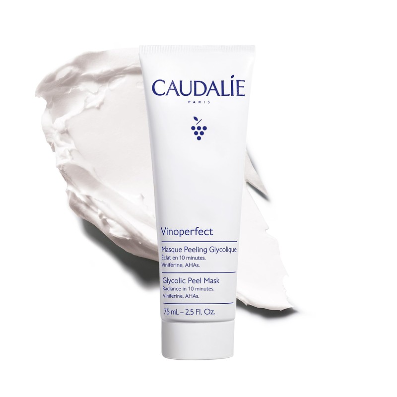 Caudalie Vinoperfect Mascarilla Facial Glicólica con AHAs, Ilumina en 10