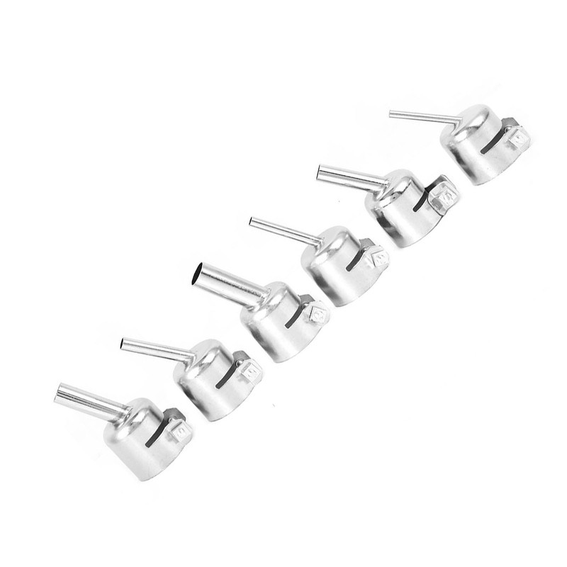 6Pcs Oblique Nozzle 850 for Hot Air Gun Soldering Desoldering