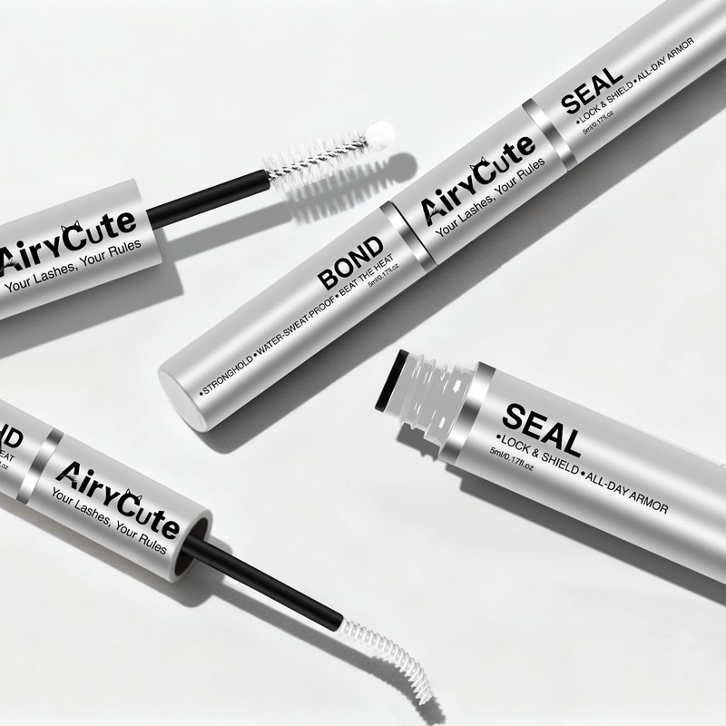 Lash Bond and Seal AiryCute, 150H Long Lasting Waterproof Lash