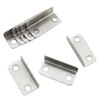 ITROLLE 8PCS Metal Reliable Efficacy Angled Drawer Lock Strike Plate