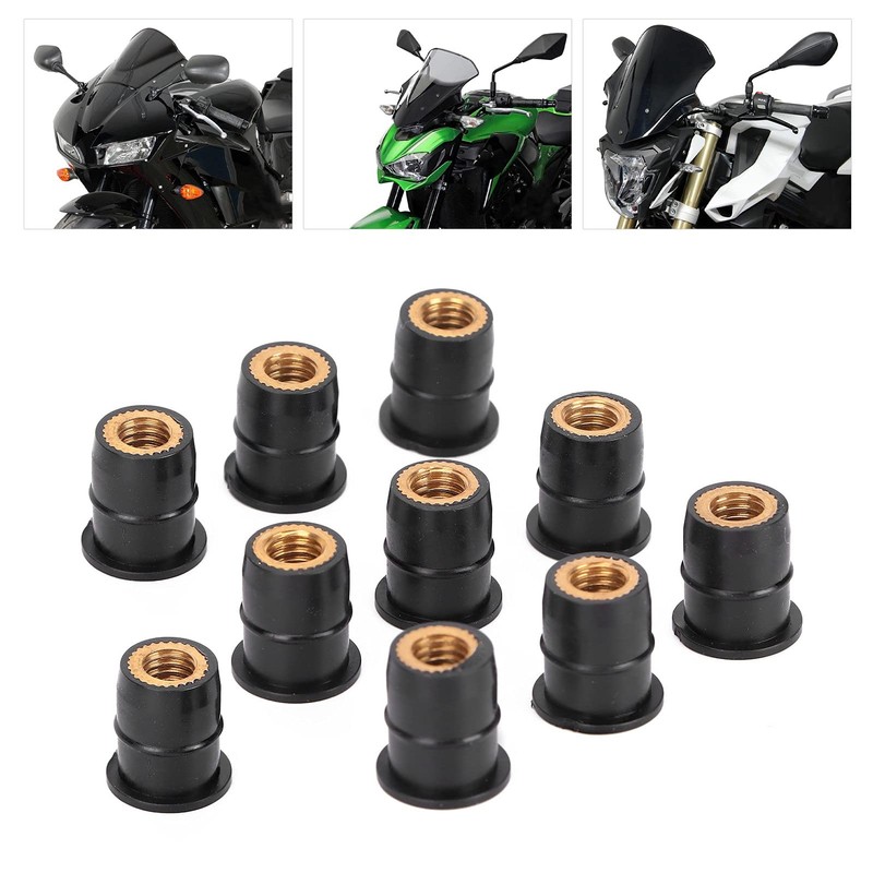 Nun Nut Expansion Nut 10 Pieces Well Nut M6 x