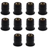 SING F LTD 10x M5 Rubber Well Nuts 5mm/0.2in Metric