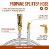 12FT Propane Hose Quick Connect Fittings for RV to Grill