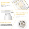 APOTO Dusk to Dawn Outdoor Post Lights, Waterproof Lamp Post