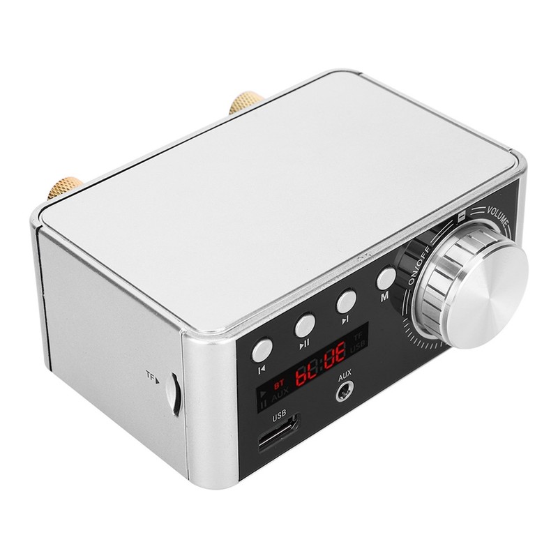 HIFI Bluetooth 5.0 Digital Audio Amplifier Board Memory Card Player