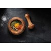 Ironwood Gourmet Olmec Mortar and Pestle, Acacia Wood