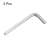 QUARKZMAN Pack of 3 L-shaped square head wrenches, 5 mm,