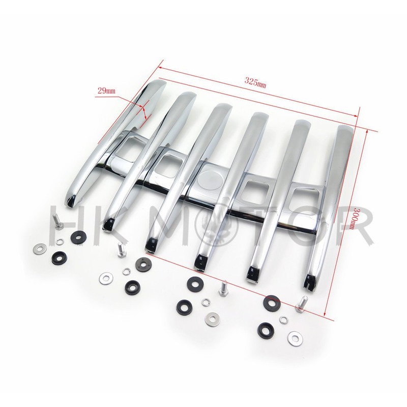HONGK- Stealth Top Luggage Rail Rack Compatible with Harley Touring
