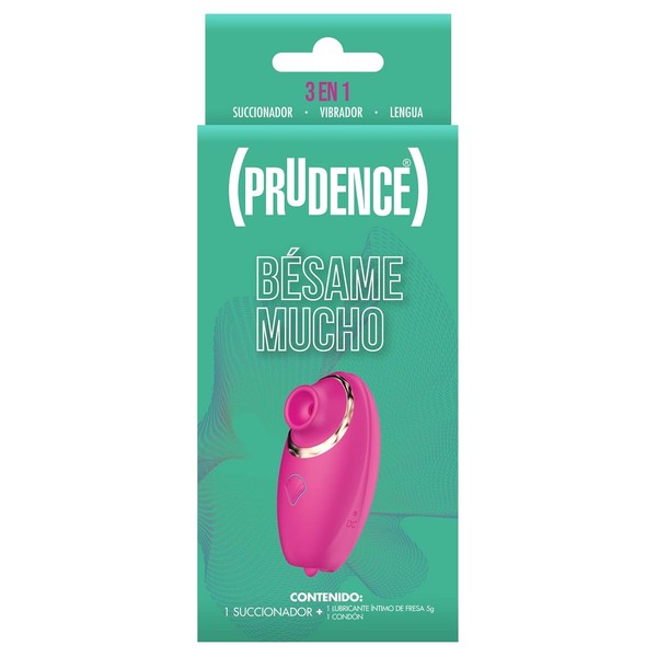 Prudence Bsame Mucho, Succionador, Lengua y Vibrador, 3 en 1,