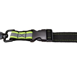 LINE2design Firefighter Glove Strap - Emergency Rescue Turnout Gear Heavy Duty Reflective Gloves Safety Leash - First Responders EMTs Construction and Mechanics Adjustable Work Glove Holder - Green