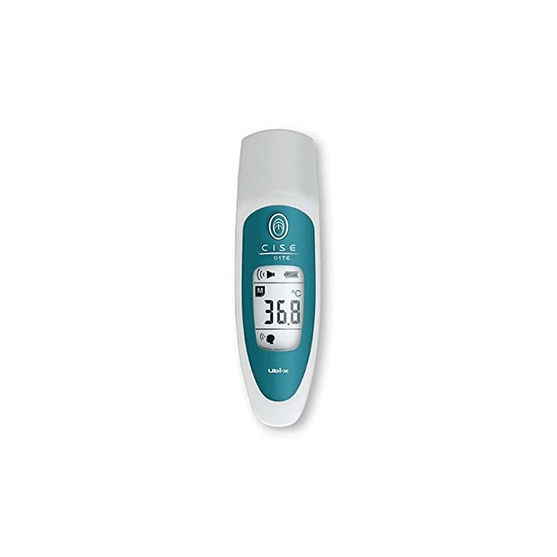 UBIX CISE-01/BG Radiation Thermometer with Stand, 1 Memory, Blue Green