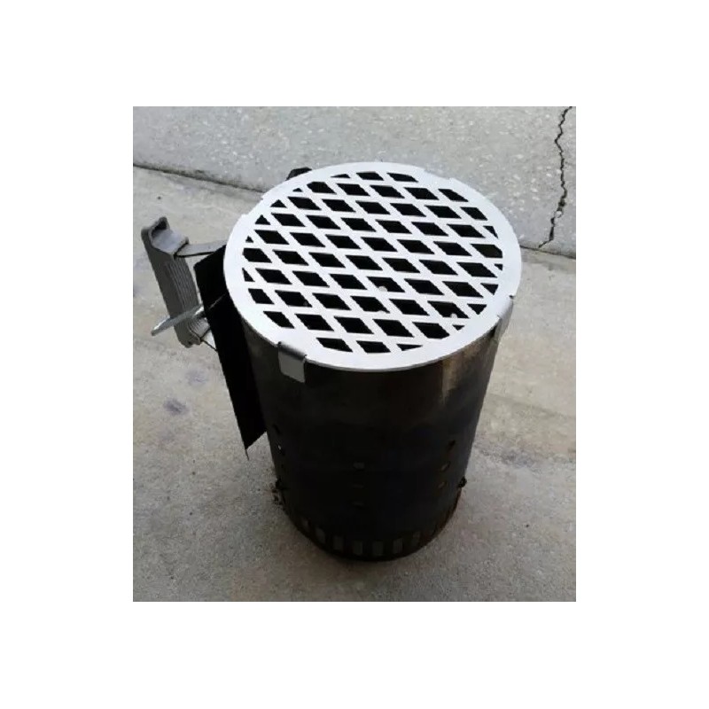 unknown bbq Chimney Griller - stainless top for most charcoal