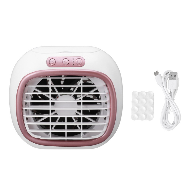 Desk Cooler Fan 3 Wind Speeds USB Charging Small Table