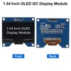 MELIFE 2pcs 1.54 Inch OLED I2C IIC Display Module, 128x64