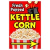 Kettle Corn Economy A-Frame Sign 24" Wide by 36" Tall