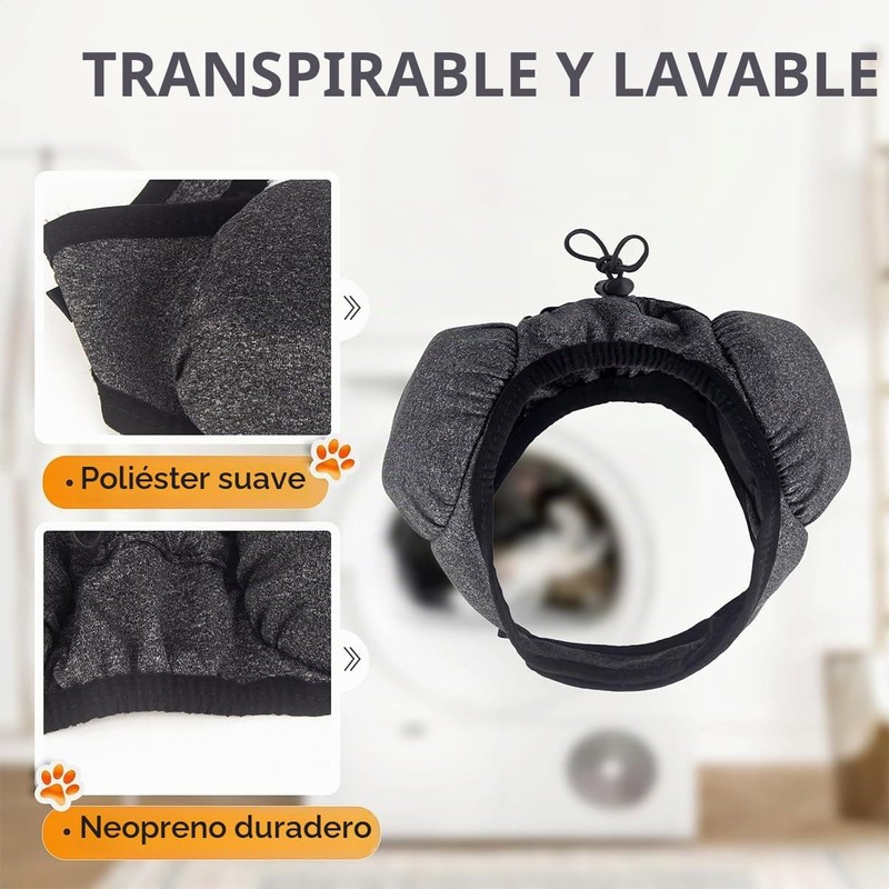 Orejeras Contra Ruido Para Perro, Ajustables Protector, Audifonos Para Pirotecnia