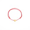 FineryGal Gold Heart Red Bracelet for Women Love Family Friends