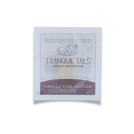 Tranquil Tails Aromatic Pheromone Refill Pads for Cats, Vanilla Purr-Fection Scent, Pack of 28 Pads