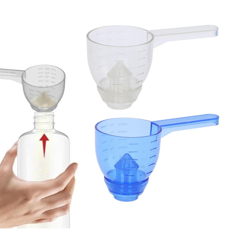 Long Handle Scoop for Measuring Coffee, Convenient Clear Measuring Cup,