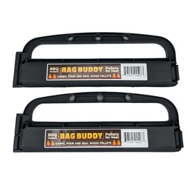 BBQPelletsOnline Bag Buddy; Easily Close & Carry Clip for substrate Bags - 2 Pack (Random Colors)