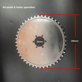 High Performance 44 Teeth Sprocket with 6 Holes for Mag Wheel-for 415/415h chain Gas Motorized Bike