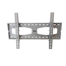 Audio2000'S AST420G Fixed TV Wall Mount Bracket Slim Low Profile for 50,55,60,65 Inch Flat Screen TVs, VESA 600X400 (Color: Silver)