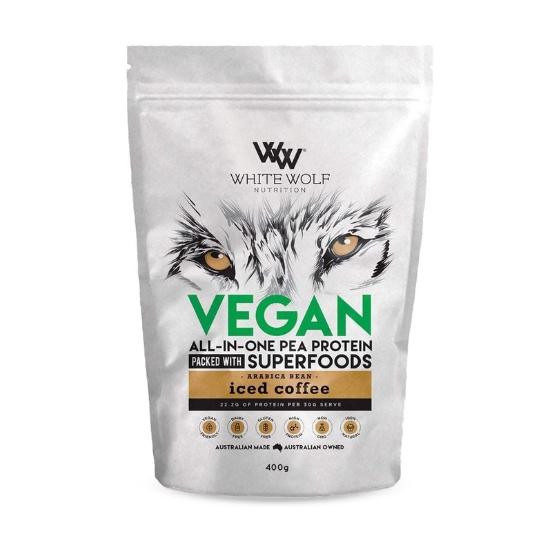 White Wolf Vegan Protein Blend- Vanilla- 400g