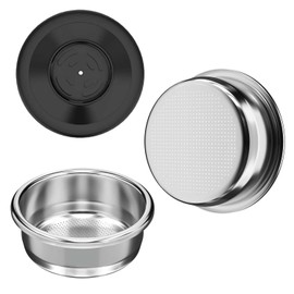 Precision 18-22g Double Shot Multi-Hole Filter Basket[Italian-Style Craftsmanship][For Rich Crema & Even Extraction] Fits 54mm Breville/Sage: Bambino, Bambino Plus, Barista Express Series